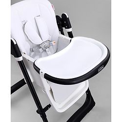 Babyhug Smart 3-in-1 High Chair with Swing for Baby, Adjustable Height, Dual Tray, Reclinable Backrest & Footrest Feeding Chair