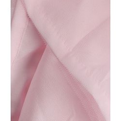 Babyhug Mesh Woven Full Sleeves Fit & Flare Embroidered Party Dress With Cap - Light Pink