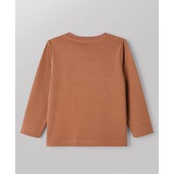 Babyhug 100% Cotton Knit Full Sleeves Tshirts With Vehicle Print Pack Of 3 - Orange & Blue