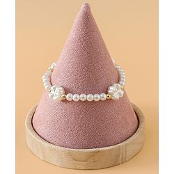 Babyhug Free Size Jewellery Set for Girls - Off White