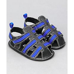 Cute Walk By Babyhug Closed Toe Sandal Style Booties - Blue