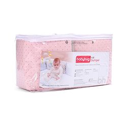 Babyhug Premium Cotton Crib Bumper Large -Seahorse Theme (Cot not Included)