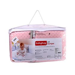 Babyhug Premium Cotton Crib Bumper Large -Seahorse Theme (Cot not Included)