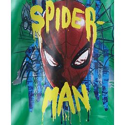 Babyhug Full Sleeves Hooded Raincoat With School Bag Provision Spider Man Print - Green Red