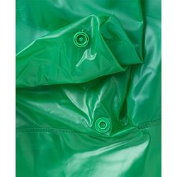 Babyhug Full Sleeves Hooded Raincoat With School Bag Provision Spider Man Print - Green Red
