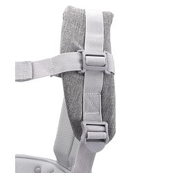 Babyhug Harmony 9-in-1 Ergonomic Baby Carrier with Hip Seat: Breathable fabric, Detachable hood, Padded straps, Pocket storage, and 9 carrying positions for babies up to 15 kg-Grey