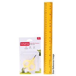 Babyhug Nail Scissor With Cover - Yellow