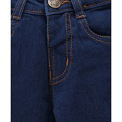 Babyhug Full Length Jeans - Dark Blue