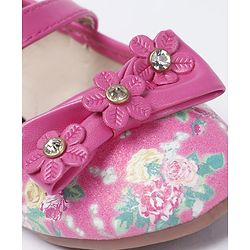 Cute Walk by Babyhug Bellies Floral & Bow Motif - Pink