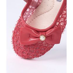 Cute Walk by Babyhug Bellies Bow Applique - Red