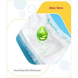 Babyhug Advanced Pant Style Diapers New Born (NB) Size - 64 Pieces, Honeycomb Technology, Cottony Soft Diaper with 3D Leak Guard, Latex & Alcohol Free, Anti-rash & Gentle