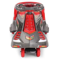 Babyhug Dragon Gyro Swing Car - Grey Red