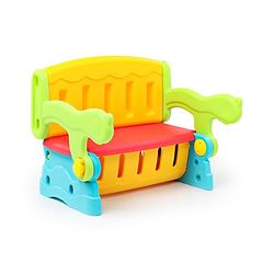 Babyhug Multifunction Chair Cum Study Table - Multicolor| Easy to Assemble| Light Weight| Indoor & Outdoor Use