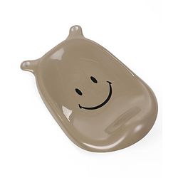 Babyhug Large Bath Tub with Bath Sling Smiley Print - Brown (Print may vary)
