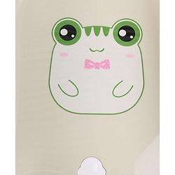 Babyhug Large Bath Tub with Bath Sling Smiley Print - Brown (Print may vary)