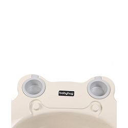 Babyhug Large Bath Tub with Bath Sling Smiley Print - Brown (Print may vary)
