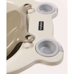 Babyhug Large Bath Tub with Bath Sling Smiley Print - Brown (Print may vary)