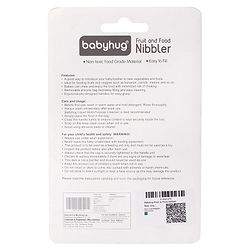 Babyhug Fruit & Food Nibbler Easy Grip - Green
