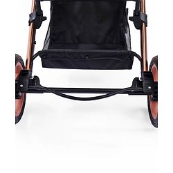 Babyhug Majestic Stroller Cum Carry Cot With Canopy - Red