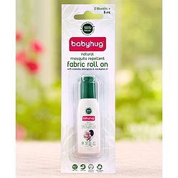 Babyhug Natural Mosquito Repellent Fabric Roll On - 8 ml