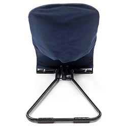 Babyhug Light weight Baby Bouncer with Safety Harness - Navy Blue