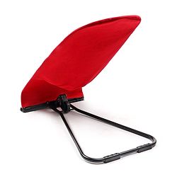 Babyhug Light Weight Baby Bouncer with Safety Harness - Red Black