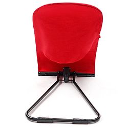 Babyhug Light Weight Baby Bouncer with Safety Harness - Red Black