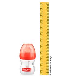 Babyhug Wide Neck Sterilizable Feeding Bottle Red - 160 ml
