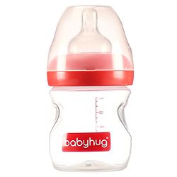 Babyhug Wide Neck Sterilizable Feeding Bottle Red - 160 ml