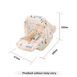 Babyhug Spring 5 in 1 Carry Cot Cum Rocker With Mosquito Net - Cream