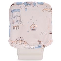 Babyhug Spring 5 in 1 Carry Cot Cum Rocker With Mosquito Net - Cream