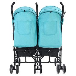 Babyhug Deuce Twin Stroller - Green