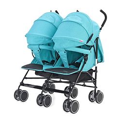 Babyhug Deuce Twin Stroller - Green
