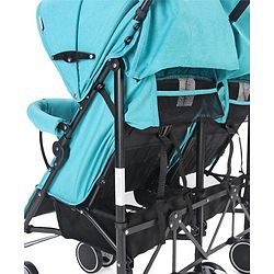 Babyhug Deuce Twin Stroller - Green