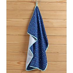Babyhug Cotton Diaper Changing Mat and Bed Protector - Navy Blue