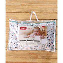 Babyhug Sleeping Bag Teddy Print - White Blue
