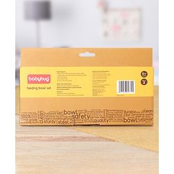 Babyhug Stainless Steel Feeding Bowl 150 ml - Set of 2