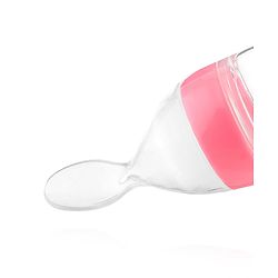 Babyhug Squeezy Silicone Food Feeder- Pink