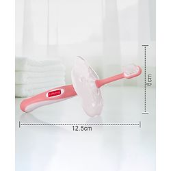 Babyhug 3 Stage Oral Care Set Cum Training Toothbrush - Pink