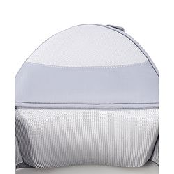 Babyhug Cherish 5-in-1 Hip Seat Baby Carrier: Ergonomic design with padded straps, Breathable fabric, Foldable head support, storage pockets, and 5 carrying positions for babies up to 15 kg-Grey