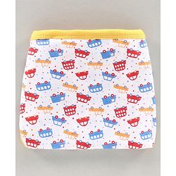 Babyhug Interlock Cloth Nappy Set of 5 Extra Small - Vehicle Print