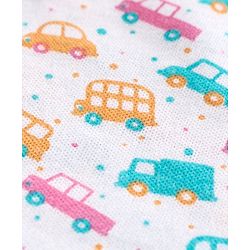 Babyhug Interlock Cloth Nappy Set of 5 Extra Small - Vehicle Print