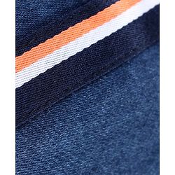 Babyhug Full Length Elasticated Waist Jeans - Blue