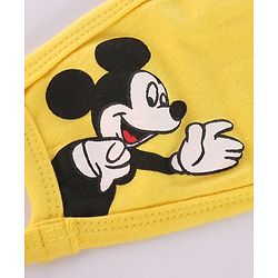 Babyhug 4 to 8 Years Washable & Reusable Knit Face Mask Mickey Mouse - Pack of 2
