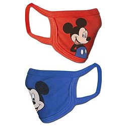 Babyhug 4 to 8 Years Washable & Reusable Knit Face Mask Mickey Mouse - Pack of 2