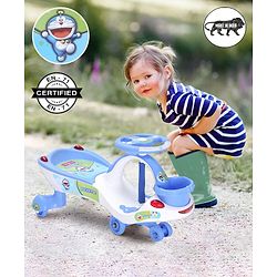 Babyhug Doremon Gyro Swing Car - Red Blue