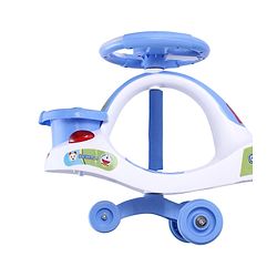 Babyhug Doremon Gyro Swing Car - Red Blue