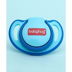 Babyhug Silicone Pacifier With Sterilizer Case Pack of 2 - Blue