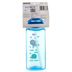 Babyhug Lion Print Toddler Square Spout Sipper Blue - 420 ml