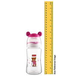 Babyhug Anti Colic Feeding Bottle Bear Shape Pink - 250 ml